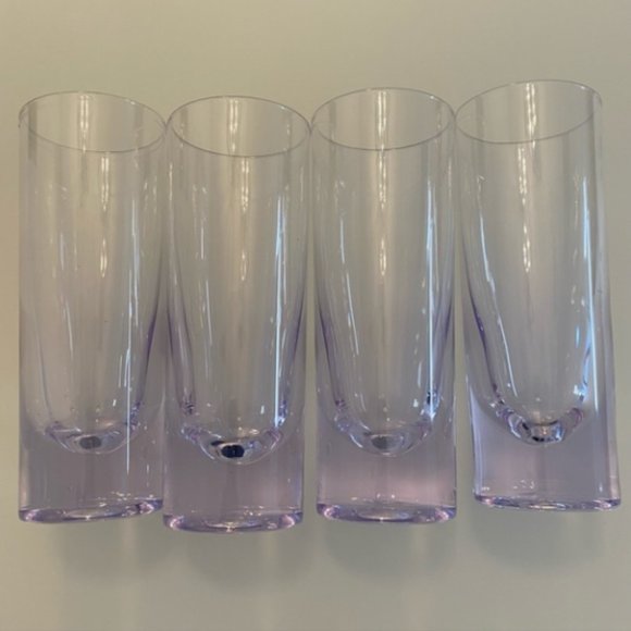 Tommy Bahama | Clear / Lilac Patio Glasses - Picture 1 of 9